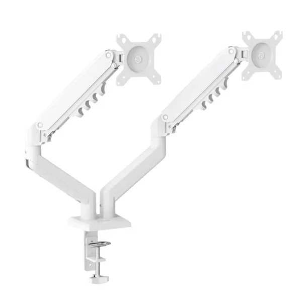 Nilox Supporto Monitor 2 Bracci Top Bianco NXDMA02W - immagine 1
