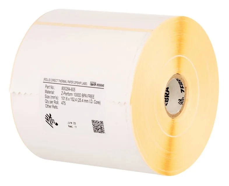 Etichette Zebra Z-Perform Conf 4Pz 105 Mm Width X 148 Mm Lunghezza - immagine 1