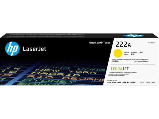 ORIGINALE HP toner giallo W2222A 222A 1200 pagine - immagine 1