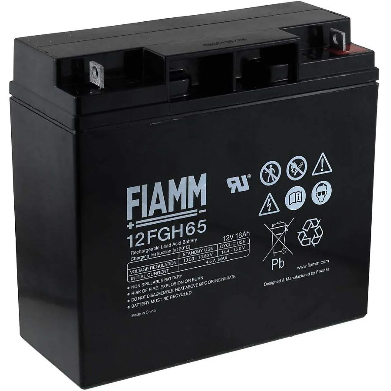 Batteria Fiamm 12V 18 Ah High Rate - immagine 1