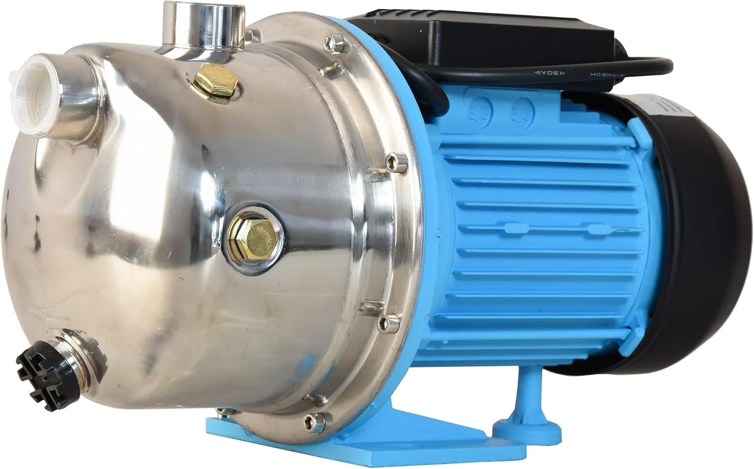 Pompa ad Acqua JS 1100 (1100 W, 3600 l/h, altezza max. 50 m) – Pompa ad Acqua Elettrica in Acciaio Inox - Per Acqua Pulita - Pompa da Giardino - Pompa di Superficie - Pompa da Irrigazione - immagine 7