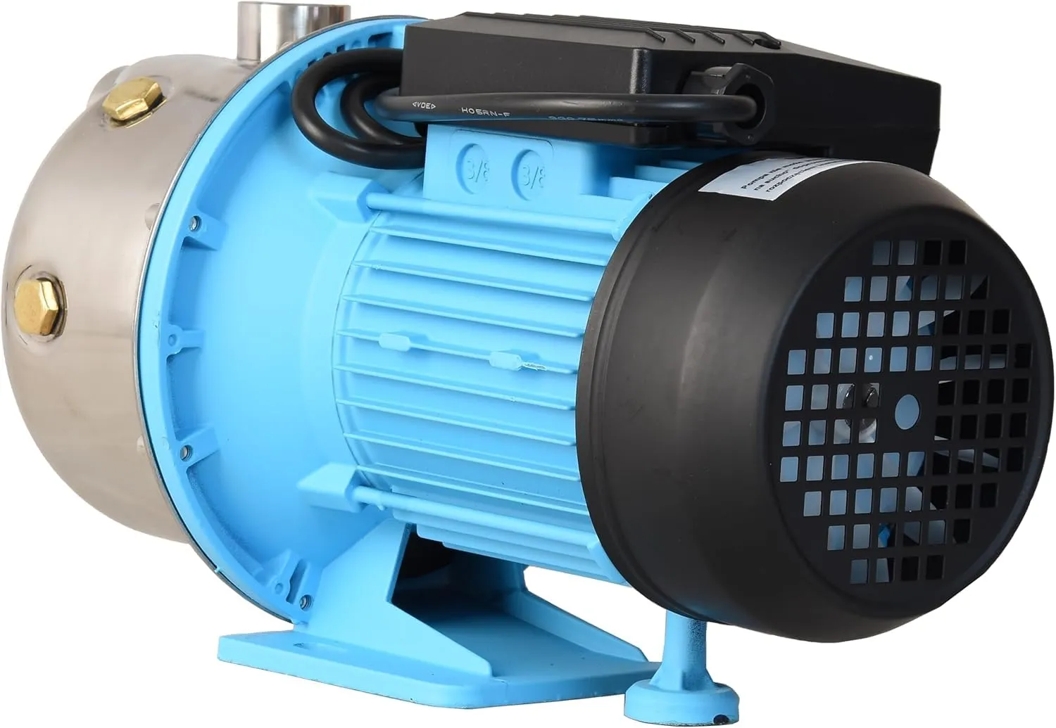 Pompa ad Acqua JS 1100 (1100 W, 3600 l/h, altezza max. 50 m) – Pompa ad Acqua Elettrica in Acciaio Inox - Per Acqua Pulita - Pompa da Giardino - Pompa di Superficie - Pompa da Irrigazione - immagine 9
