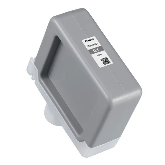 ORIGINALE Canon Cartuccia d'inchiostro Grigio PFI-1100gy 0856C001 160ml - immagine 1