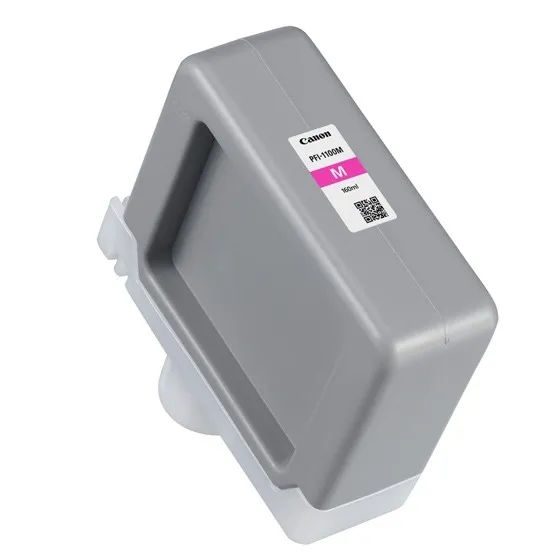 ORIGINALE Canon Cartuccia d'inchiostro magenta PFI-1100m 0852C001 160ml - immagine 1
