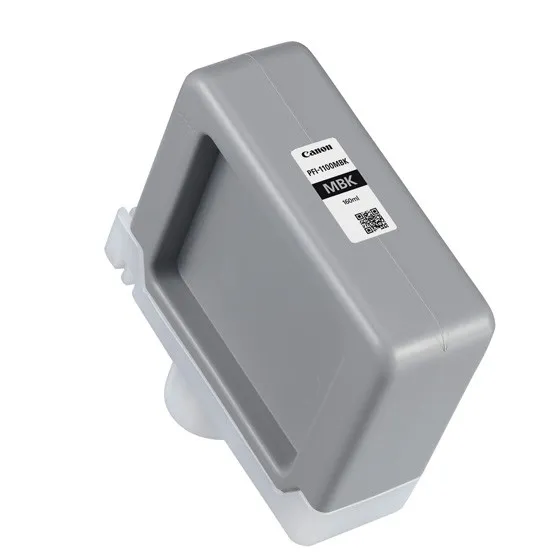 ORIGINALE Canon Cartuccia d'inchiostro Nero (opaco) PFI-1100mbk 0849C001 160ml - immagine 1