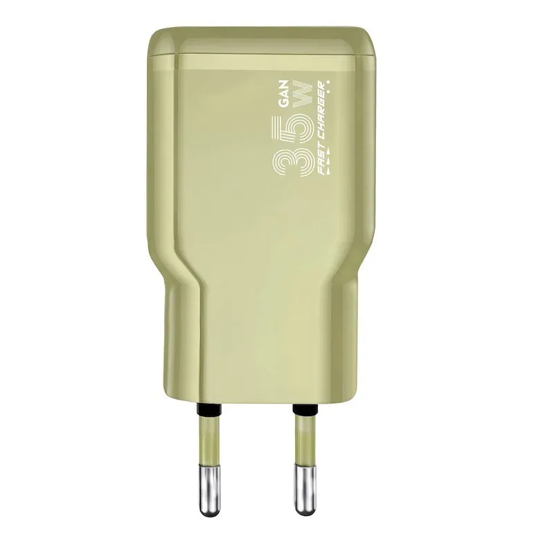 Tucano Caricabatterie One Power Kit 35w GaN Usb-c 60W Giallo - immagine 1
