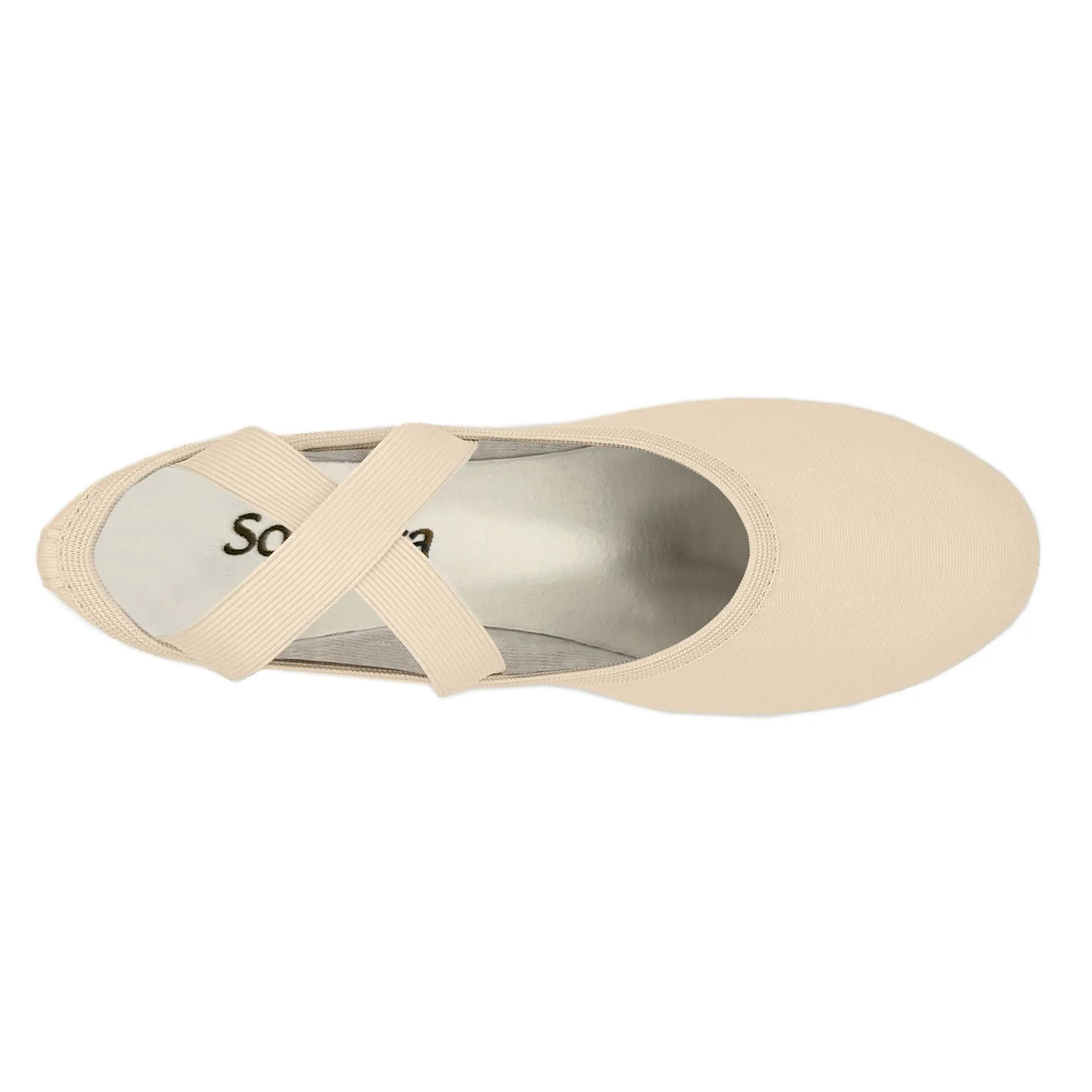 So Danca - SD16 Bliss, Scarpe da Ballo con Suola Divisa in Tela Elasticizzata per Adulti, Donne, Alte Prestazioni, Rosa chiaro, 40 EU Larga - immagine 6