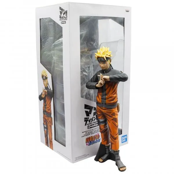 Banpresto Grandista Naruto Shippuden Naruto Uzumaki - Figura da collezione - Altezza 27 cm circa. - Realizzato in PVC e ABS - immagine 1