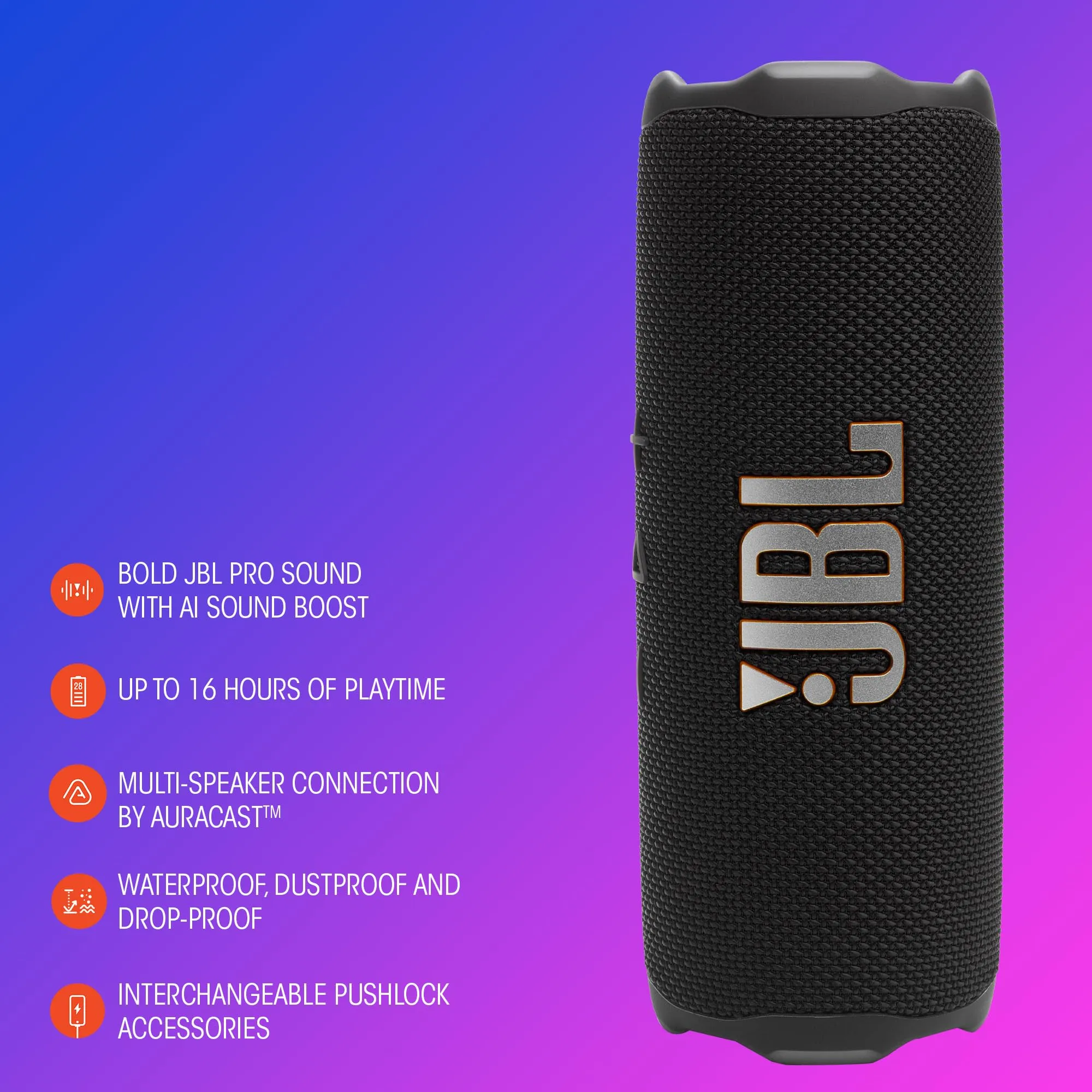 JBL Flip 7 Bluetooth Speaker Squad - immagine 9