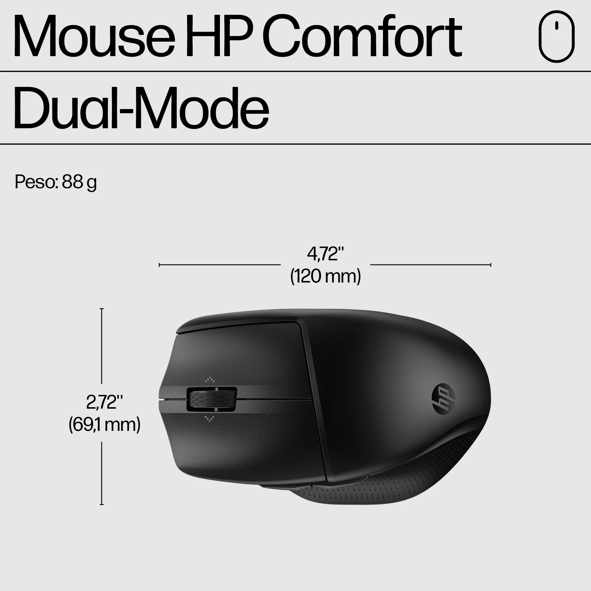 HP Combinazione di tastiera e mouse dual-mode 685 Comfort - immagine 1