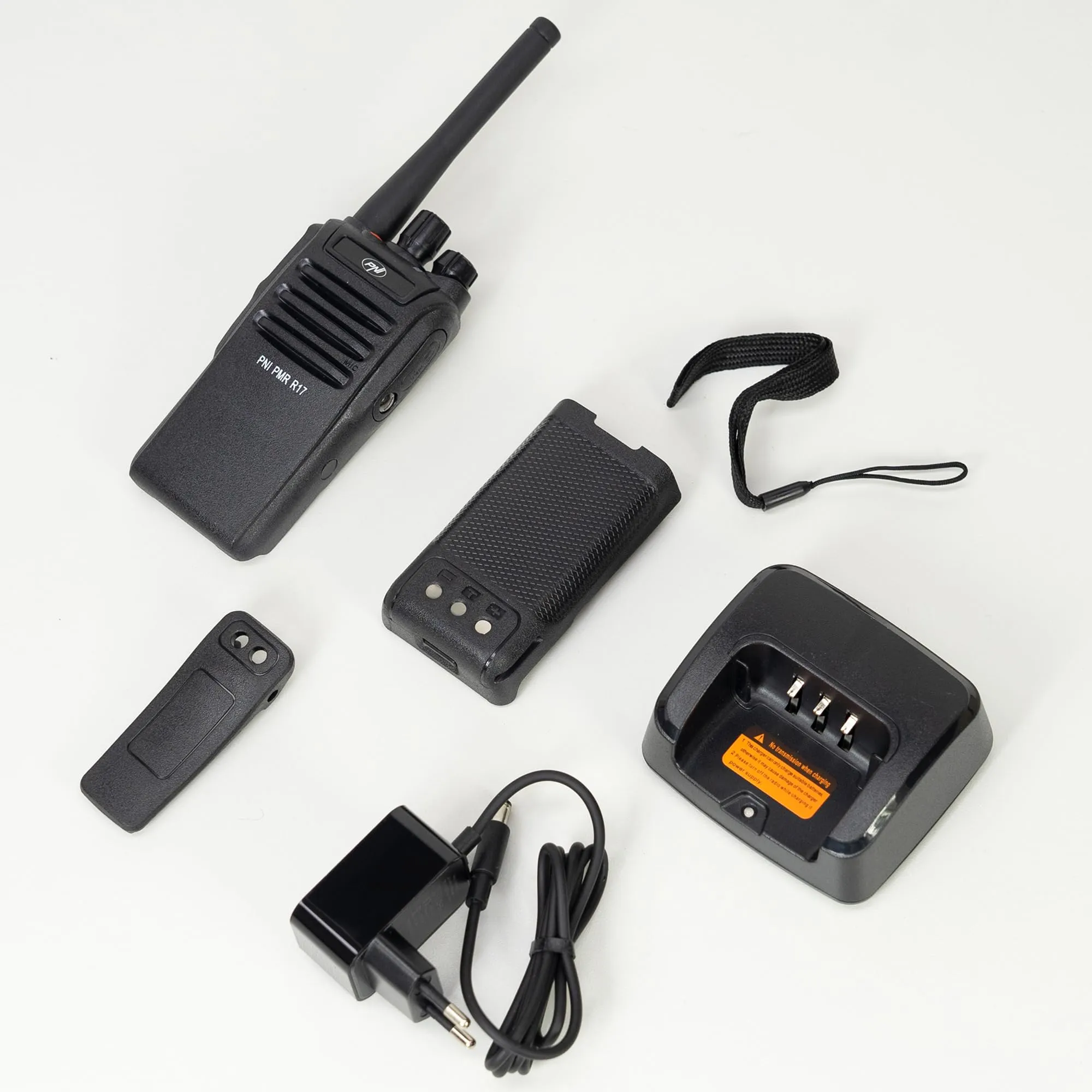 Kit di 6 stazioni radio portatili PNI PMR R17 446 MHz, 0,5 W, 16 canali PMR e 50 CTCSS e 104 toni DCS, programmabili, Li-Ion 2200 mAh, IP68 - immagine 7