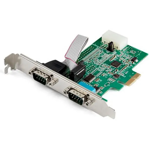 Startech Scheda Adattatore Seriale RS232 Pci Express A 2 Porte - 16950 Uart Cache Fifo 256 Byte Sostituisce PEX2S952 (PEX2S953) PEX2S953 - immagine 1