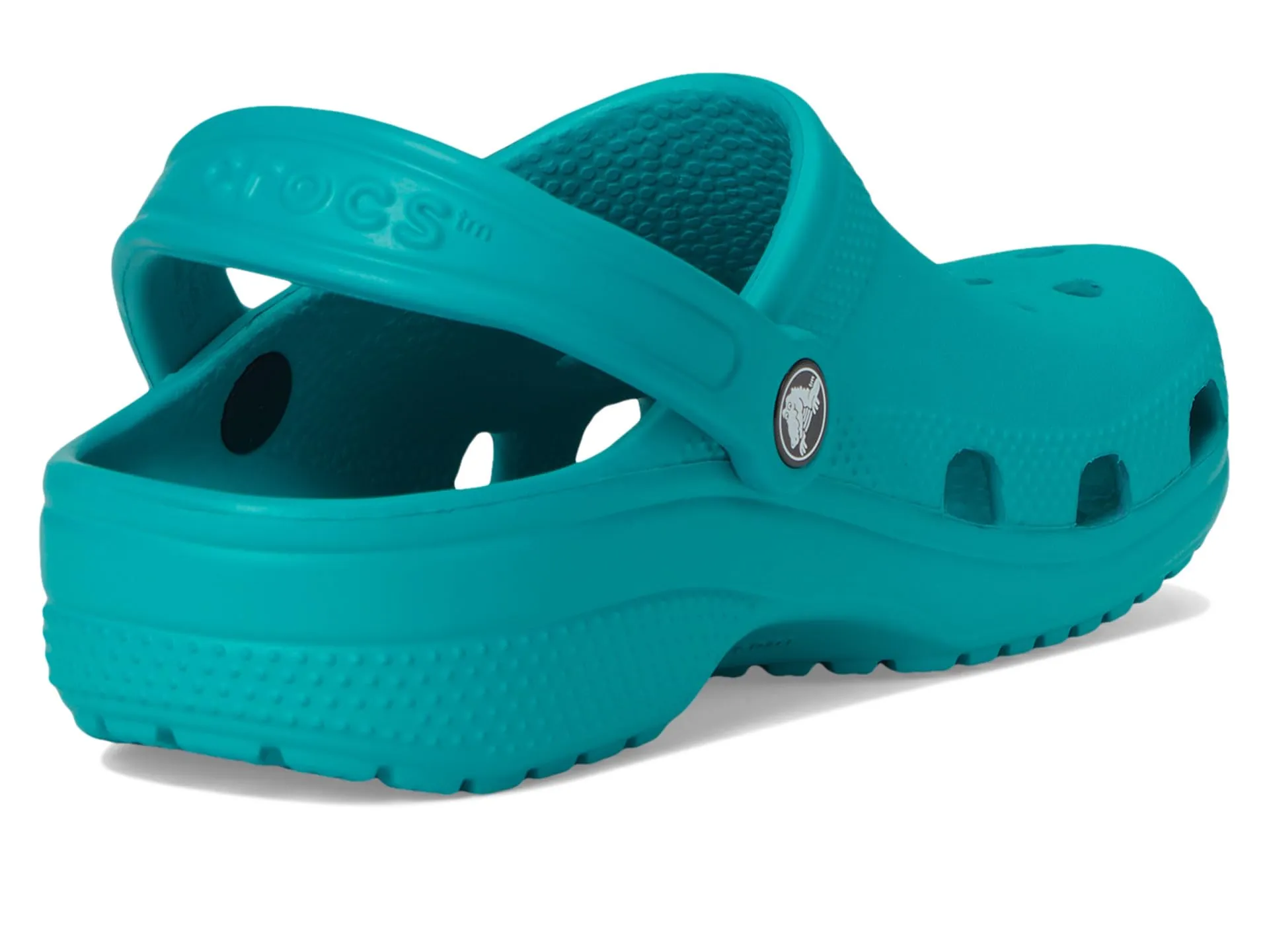Crocs Classic Zoccolo, Turchese Turbo, Bambini, EU 38-39 - immagine 2