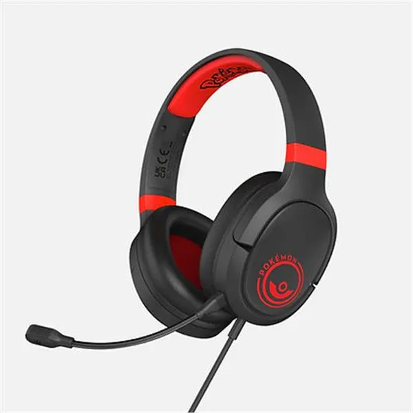 Oceania Trading Pokemon Blackred Gaming Headphone PK0879 - immagine 1