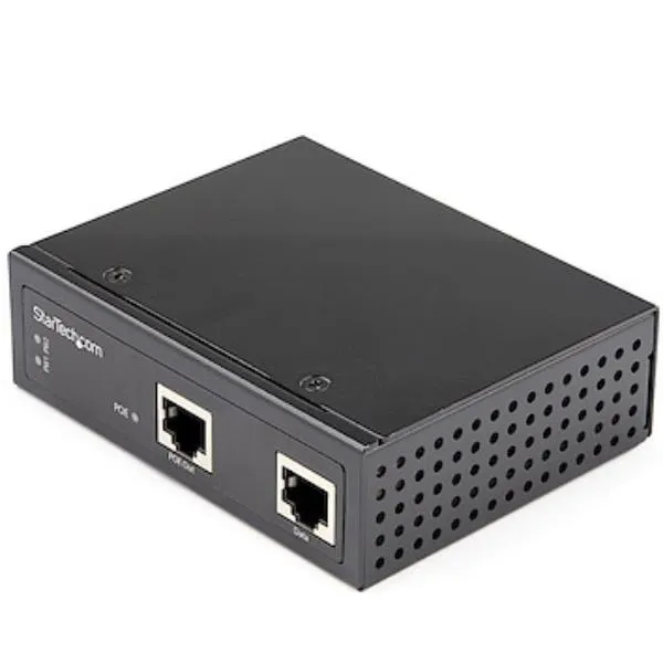 Startech POE Injector Gigabit Industriale - Alta velocità/potenza 90W 8023bt Poe++ 48V-56VDC Iniettore Upoe (POEINJ1G90W) POEINJ1G90W - immagine 1