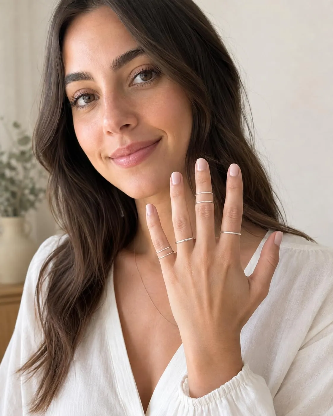 Niagara Gioielli Ferma Anello in Argento 925 Rodiato, Fedina Uomo Donna Made in Italy Fidanzamento, Varianti Oro e Oro Rosa (Argento, 29) - immagine 3