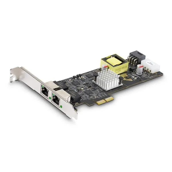 Startech Scheda Di Rete POE A 2 Porte 2 5 Gb Nic Pcie 2xIntel I225-V PR22GIP-NETWORK-CARD - immagine 1