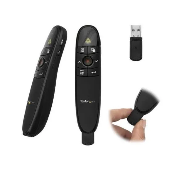 Startech Telecomando Per Presentazione Powerpoint Wireless - Presentatore Senza Fili Con Puntatore Laser Rosso Fino A 27m (presremote) PRESREMOTE - immagine 1