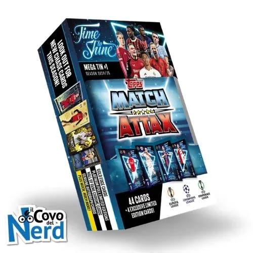 Topps Match Attax 24/25 - Mega Tin ‘Time to Shine’ - Tin 1/2/3/4 Fs0005265 - immagine 1