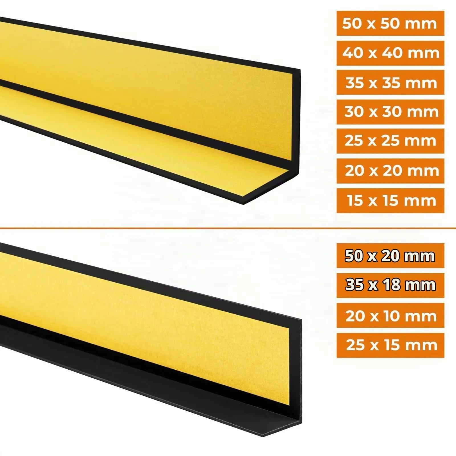 Quest Paraspigoli PVC 30x30 mm Autoadesivo - Bianco, 150 cm - immagine 4