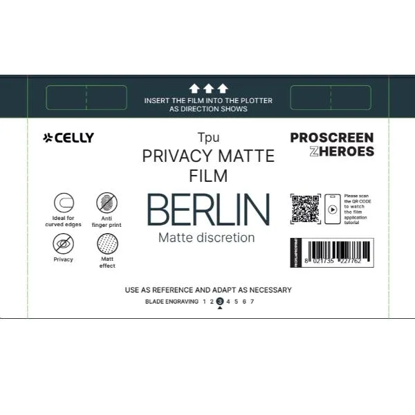 Celly 5 Pz Pro Privacy Matt PROFILMPRO5PRMT - immagine 1