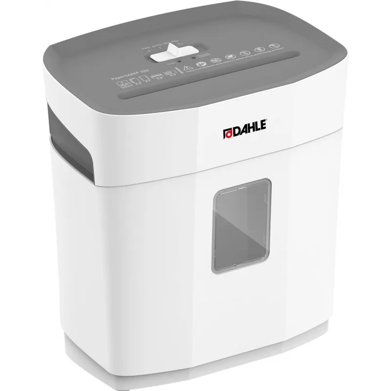 Distruggidocumenti manuale Dahle PaperSAFE 100 12L - Distrugge fino a 5 fogli - Taglio di particelle - Adatto per carta e cartoncini - immagine 1