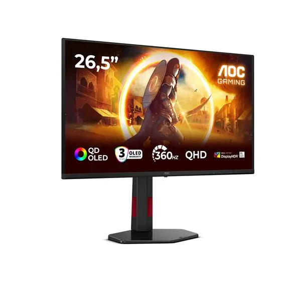 Aoc Monitor 26 5 Qd-Oled Reg Alt Q27G4SDR - immagine 1
