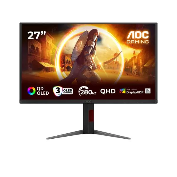 Aoc 27 Monitor Qd-Oled 280Hz Reg Alt Q27G4ZD - immagine 1