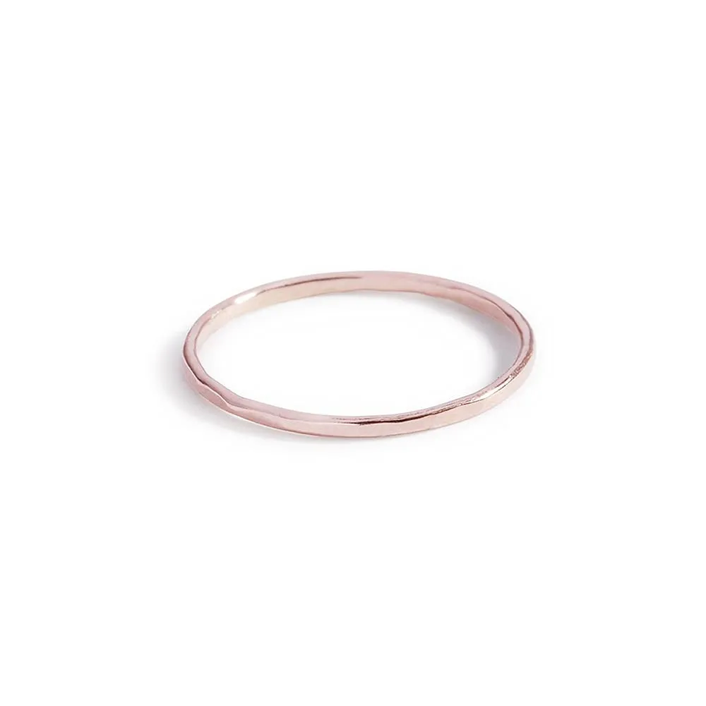 Niagara Gioielli Ferma Anello in Argento 925 Rodiato, Fedina Uomo Donna Made in Italy Fidanzamento, Varianti Oro e Oro Rosa (Oro Rosa, 22) - immagine 1