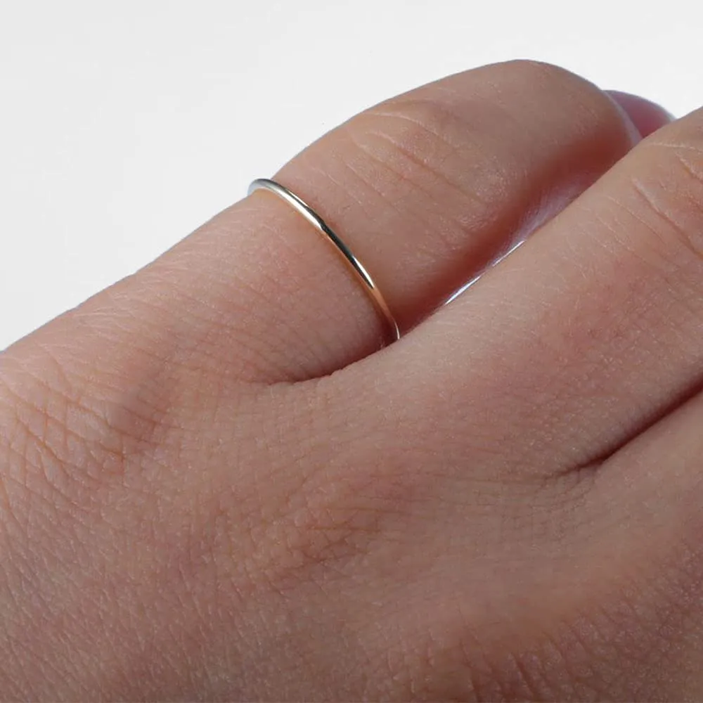 Niagara Gioielli Ferma Anello in Argento 925 Rodiato, Fedina Uomo Donna Made in Italy Fidanzamento, Varianti Oro e Oro Rosa (Oro Rosa, 7) - immagine 4