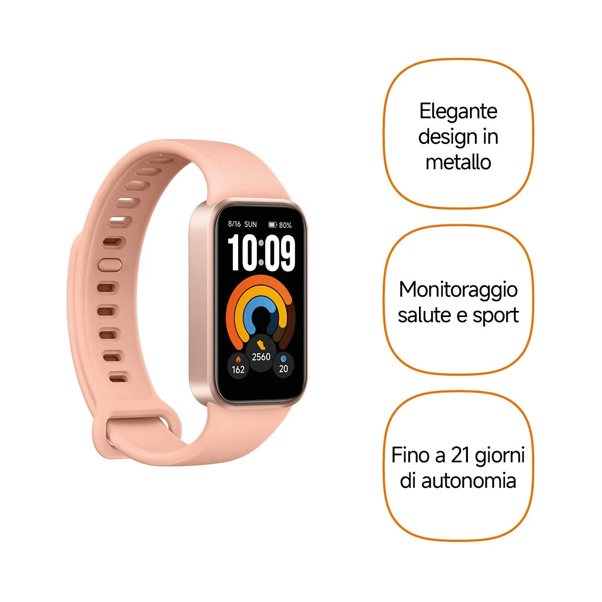 Xiaomi Smart Band 11 Active Pomelo Pink - immagine 1