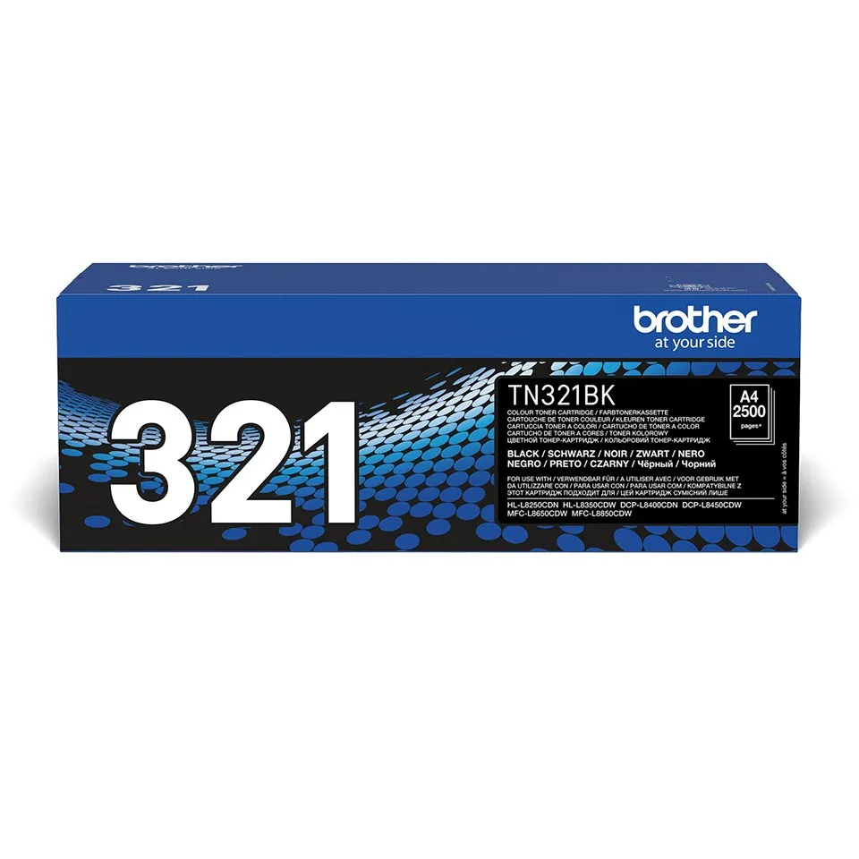 Brother TN-321BK cartuccia toner 1 pz Originale Nero - immagine 1