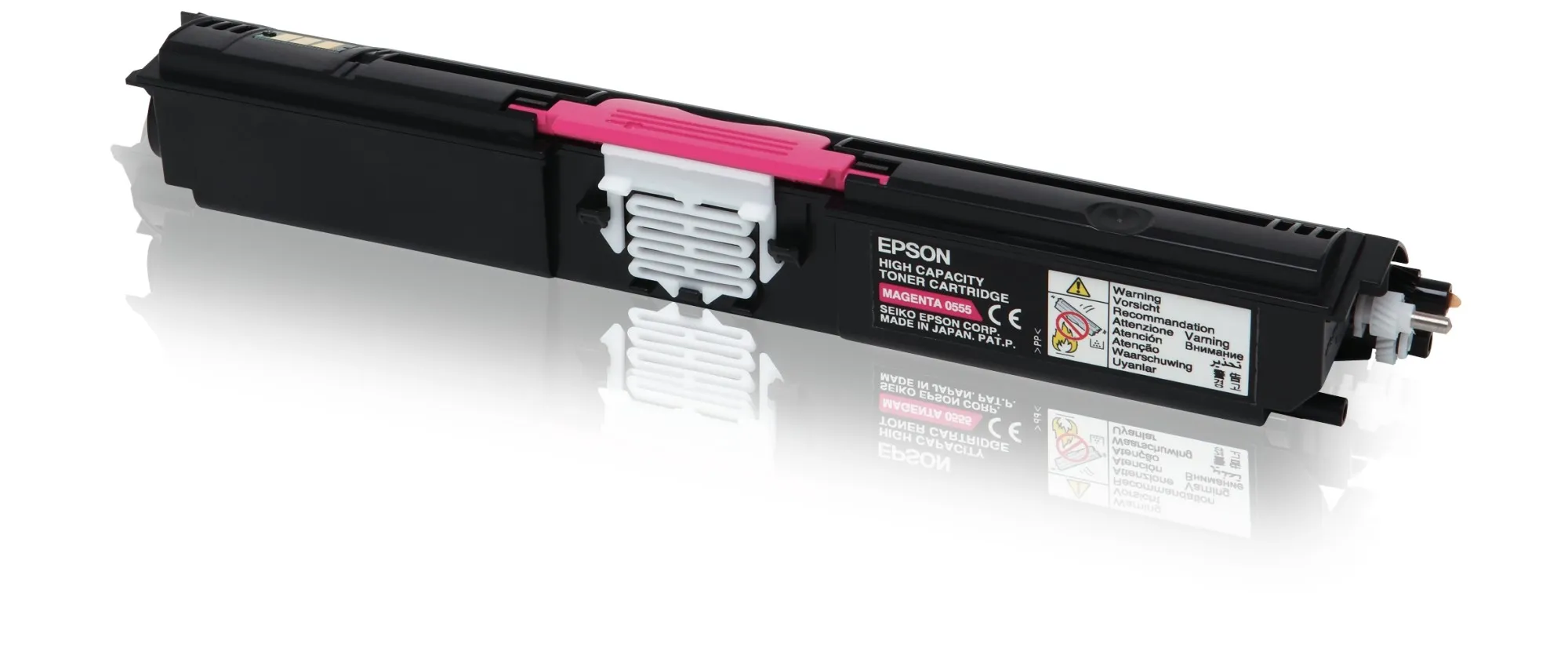 ORIGINALE Epson toner magenta C13S050555 S050555 2700 pagine alta capacit? - immagine 1