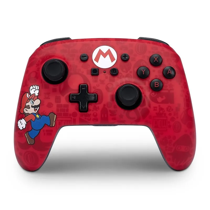 X-treme Enhanced Wireless Controller HERE WE GO MARIO rosso - immagine 1