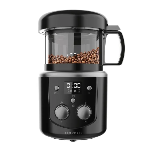 Tostacaffè Cecotec Roaster Booster - Capacità fino a 150 g - Tostatura uniforme - 1400 W - Modalità automatica - Tempo regolabile - 8 livelli - Allarme - Nero - immagine 1