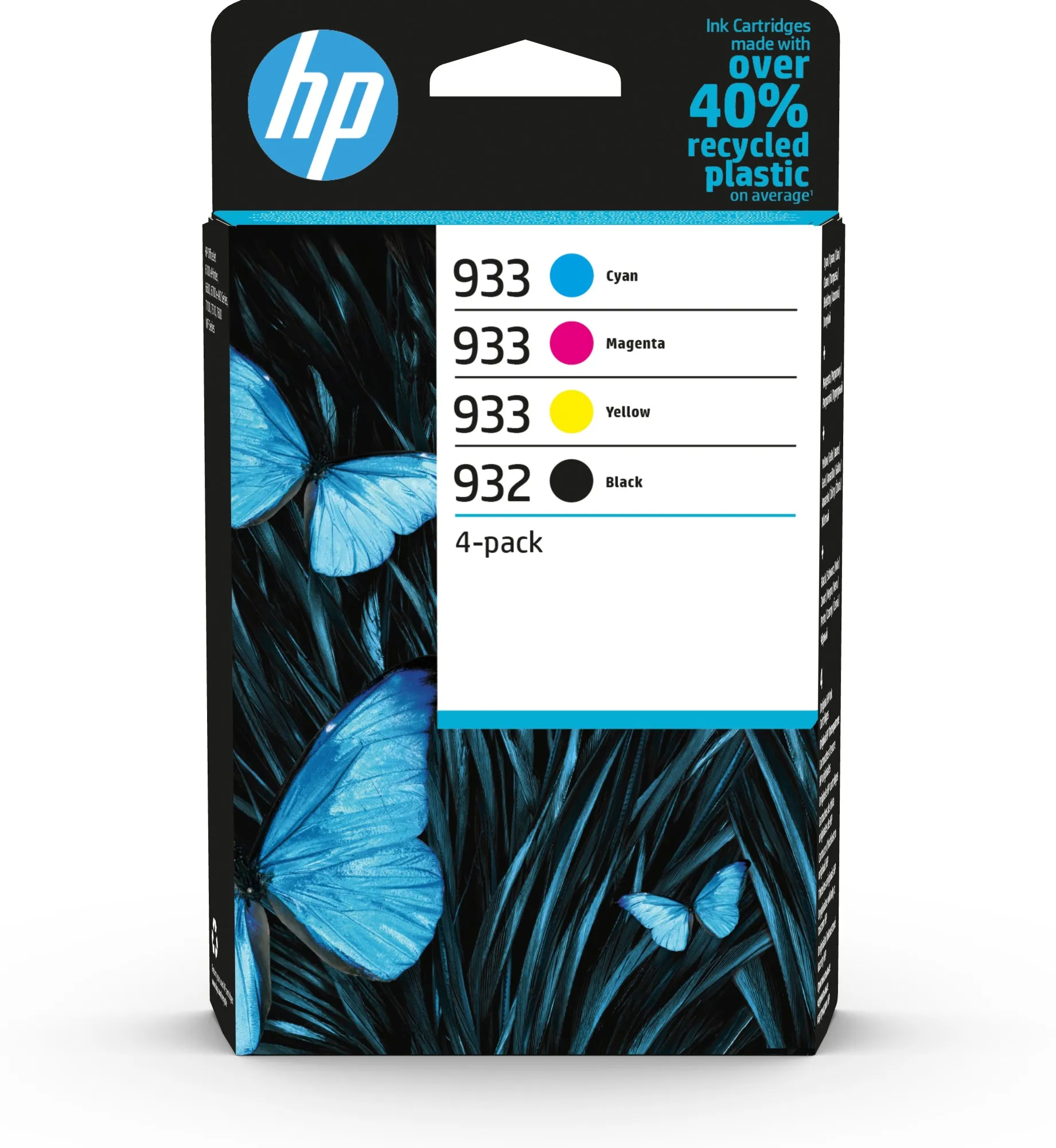 HP Confezione da 4 inchiostri originali 932/933 nero ciano magenta giallo - immagine 1