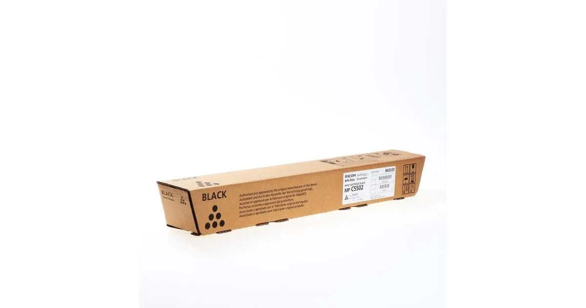 ORIGINALE Ricoh toner nero 842020 MP C5502 31000 pagine - immagine 1