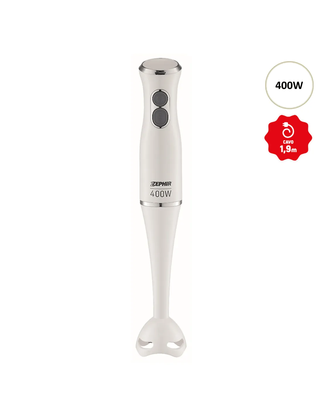 Zephir frullatore ad immersione 400W Zhc82 Bianco - immagine 1