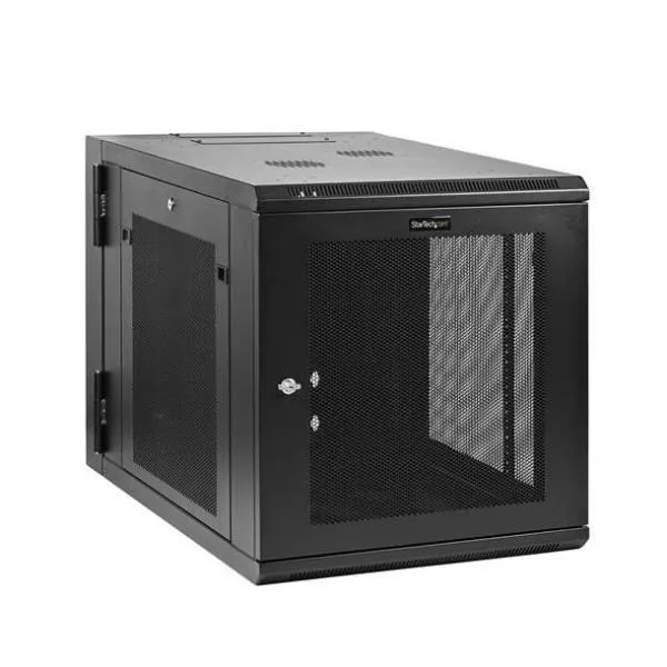 Startech Armadio Per Server Rack Montabile A Parete 12U - Cerniera Fino 32 (81cm) Di Profondità RK1232WALHM - immagine 1