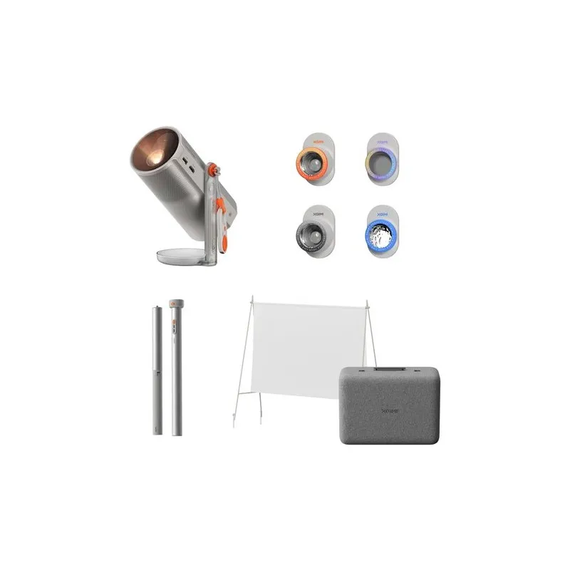 Xgimi Videoproiettore Mogo 4 World Cup Bundle Argento/Arancione - immagine 1