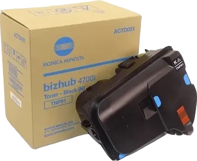 ORIGINALE Konica Minolta toner nero ACTD051 TNP-91 20000 pagine - immagine 1