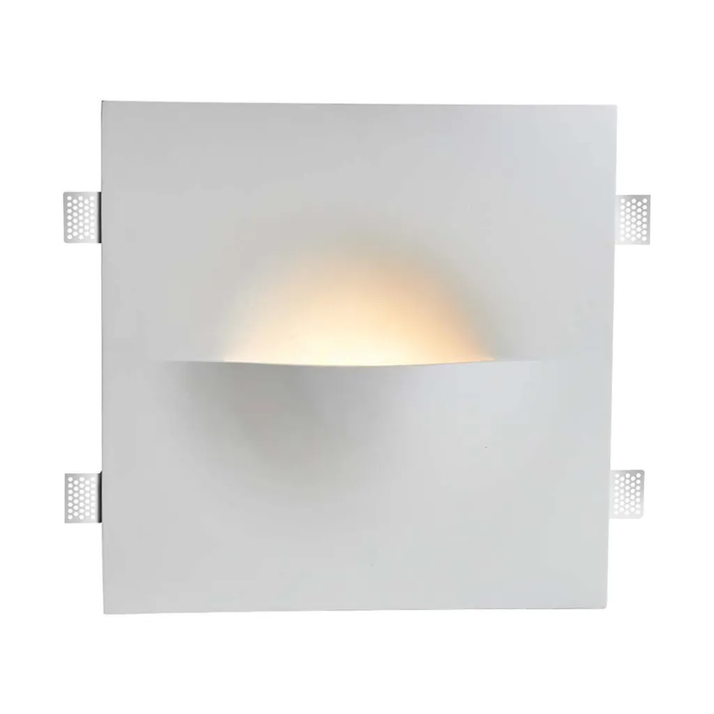 V-TAC Portafaretto LED da Muro Quadrato G9 Corpo in Gesso - immagine 1