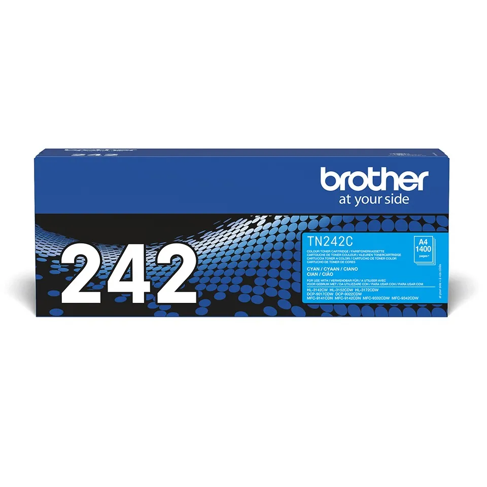 ORIGINALE Brother toner ciano TN-242C 242 1400 pagine - immagine 1