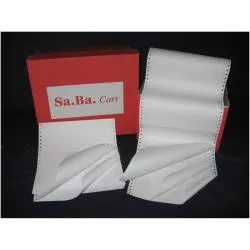 Saba Cart (5BA) CF2000 Modulo Continuo 375MMX11 60G Bianco Piste Staccabili S01375116000 - immagine 1