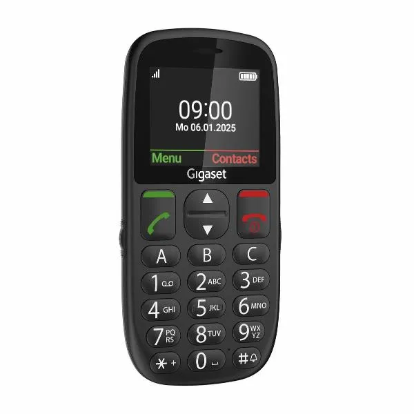 Gigaset Telefono Cellulare GL395 Black S30853H1230R101 - immagine 1