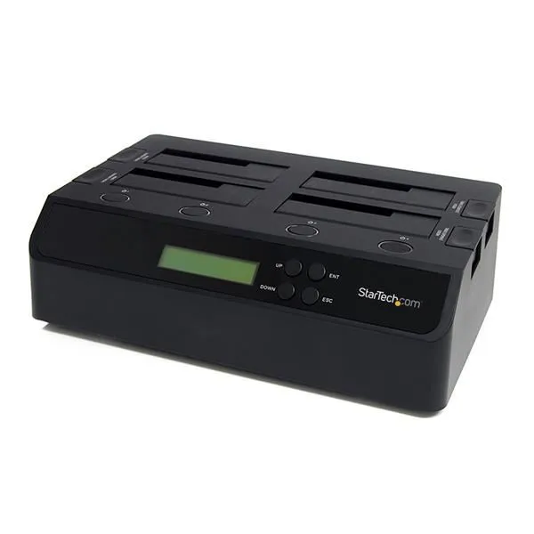 Startech Dock Duplicatore Per Dischi Rigidi 1:3 Indipendente Esata USB 3.0 A Sata 4 Alloggiamenti (SATDOCK4U3RE) SATDOCK4U3RE - immagine 1