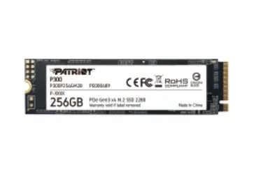 Patriot Ssd P300 256Gb M2 2280 Pcie Gen3 1700Mbs/1100Mbs R/W - immagine 1