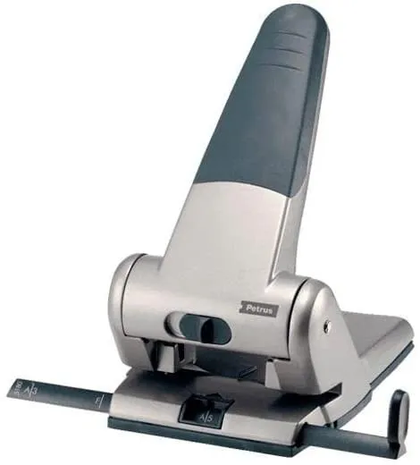 Petrus 305 perforatrice per spessori - Fino a 65 fogli - Fino al formato A3 - Svuotamento facile - Perforatori da 55 mm - immagine 1