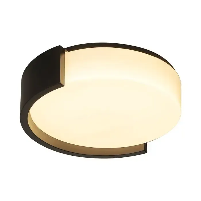 V-TAC Lampadario LED 48W Rotondo con Telecomando e App BT Nero CCT Dimmerabile - immagine 1