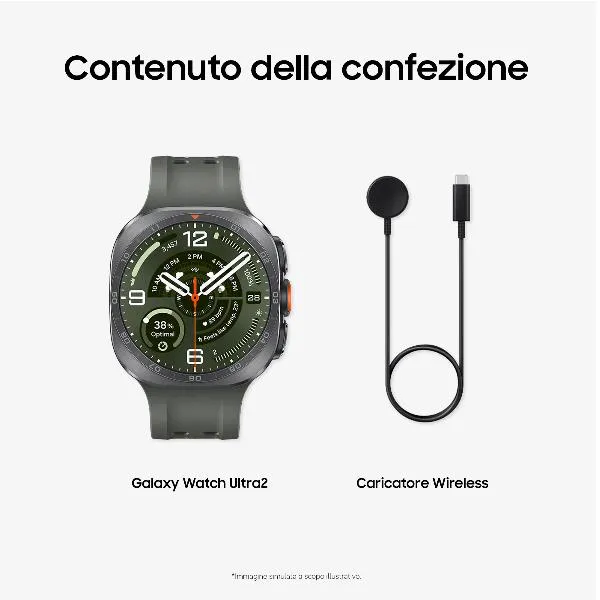Samsung Galaxy Watch ULTRA2 47MM Lte Silver SM-L715FZSAITV - immagine 1